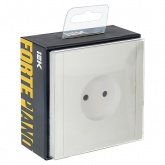 Розетка без заземления ИЭК FORTE&PIANO FP218 10А белый