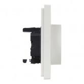 Розетка 2-я с заземлением в сборе ИЭК FORTE&PIANO FP224 16А автозажим белый