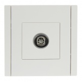 Розетка TV оконечная ИЭК FORTE&PIANO FP228 белый