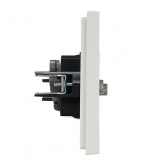 Розетка двойная TV+SAT ИЭК FORTE&PIANO FP238 белый