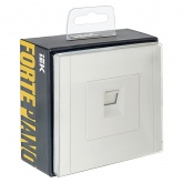 Розетка компьютерная RJ45 кат.5E ИЭК FORTE&PIANO FP232 белый