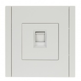 Розетка компьютерная RJ45 кат.5E ИЭК FORTE&PIANO FP232 белый