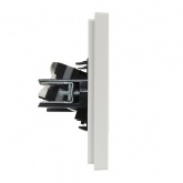 Розетка компьютерная RJ45 кат.5E ИЭК FORTE&PIANO FP232 белый