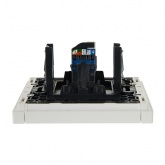 Розетка компьютерная RJ45 кат.6 ИЭК FORTE&PIANO FP231 белый