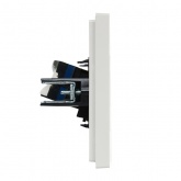 Розетка компьютерная RJ45 кат.6 ИЭК FORTE&PIANO FP231 белый