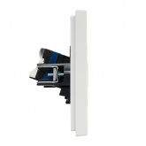 Розетка компьютерная 2-ая RJ45 кат.6 ИЭК FORTE&PIANO FP234 белый