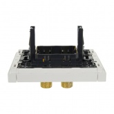 Аудиорозетка ИЭК FORTE&PIANO FP239 4 подключения белый