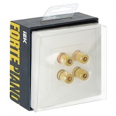 Аудиорозетка ИЭК FORTE&PIANO FP239 4 подключения белый