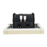 Выключатель одноклавишный ИЭК FORTE&PIANO FP401 10А ваниль