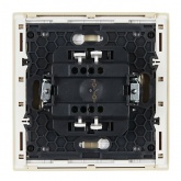 Выключатель одноклавишный ИЭК FORTE&PIANO FP401 10А ваниль