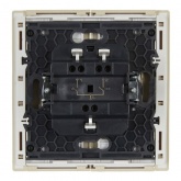 Выключатель двухклавишный ИЭК FORTE&PIANO FP405 10А ваниль