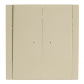 Переключатель двухклавишный с индикацией ИЭК FORTE&PIANO FP408 10А ваниль