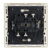 Переключатель одноклавишный перекрестный ИЭК FORTE&PIANO FP412 10А ваниль