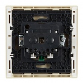 Розетка с заземлением ИЭК FORTE&PIANO FP414 16А автозажим ваниль