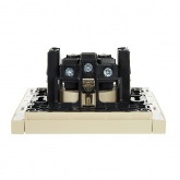 Розетка с заземлением ИЭК FORTE&PIANO FP416 16А ваниль
