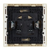 Розетка без заземления ИЭК FORTE&PIANO FP418 10А ваниль