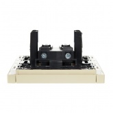 Розетка без заземления ИЭК FORTE&PIANO FP418 10А ваниль