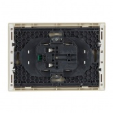 Розетка 2-я с заземлением в сборе ИЭК FORTE&PIANO FP423 16А шторки автозажим ваниль