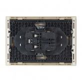 Розетка 2-я без заземления в сборе ИЭК FORTE&PIANO FP426 10А автозажим ваниль