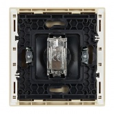 Розетка TV оконечная ИЭК FORTE&PIANO FP428 ваниль