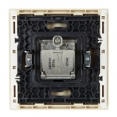 Розетка двойная TV+SAT ИЭК FORTE&PIANO FP438 ваниль