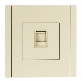 Розетка компьютерная RJ45 кат.6 ИЭК FORTE&PIANO FP431 ваниль