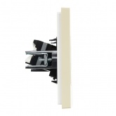 Розетка компьютерная RJ45 кат.6 ИЭК FORTE&PIANO FP431 ваниль