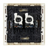 Розетка компьютерная 2-ая RJ45 кат.6 ИЭК FORTE&PIANO FP434 ваниль