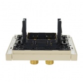 Аудиорозетка ИЭК FORTE&PIANO FP439 4 подключения ваниль