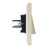 Вывод кабеля ИЭК FORTE&PIANO FP442 ваниль