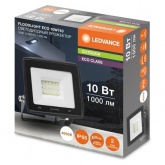 Прожектор светодиодный Ledvance FL ECO 10W 4000K 1000Lm 110° IP65 чёрный