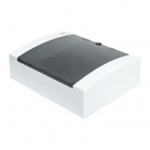 Щит навесной слаботочный EKF Unix, 2 габарит прозрачная дверь IP41 (электрический шкаф)