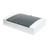 Щит навесной слаботочный EKF Unix, 3 габарит увеличенный прозрачная дверь IP41 (электрический шкаф)