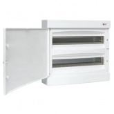 Щит распределительный навесной EKF PROxima Unix 2х18 модулей IP41 белая дверь