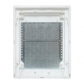 Встраиваемый слаботочный щит EKF Nova 2 ряда с металлической перфорированной дверью IP40 белый