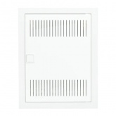 Встраиваемый слаботочный щит EKF Nova 2 ряда с металлической перфорированной дверью IP40 белый