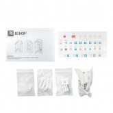 Встраиваемый слаботочный щит EKF Nova 4 ряда с пластиковой дверью IP40 белый