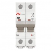 Выключатель автоматический EKF AVERES AV-6 25A (B) 2P однофазный 6kA