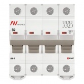 Выключатель автоматический EKF AVERES AV-6 2A (B) 4P трехфазный 6kA