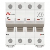Выключатель автоматический EKF AVERES AV-6 4A (B) 4P трехфазный 6kA