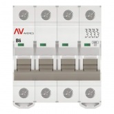 Выключатель автоматический EKF AVERES AV-6 6A (B) 4P трехфазный 6kA