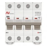 Выключатель автоматический EKF AVERES AV-6 25A (B) 4P трехфазный 6kA