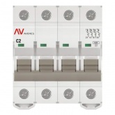 Выключатель автоматический EKF AVERES AV-6 2A (C) 4P трехфазный 6kA