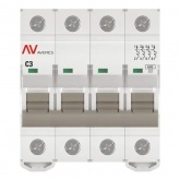 Выключатель автоматический EKF AVERES AV-6 3A (C) 4P трехфазный 6kA
