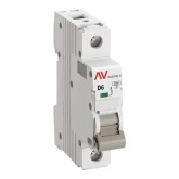 Выключатель автоматический EKF AVERES AV-6 6A (D) 1P однофазный 6kA