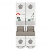 Выключатель автоматический EKF AVERES AV-6 16A (D) 2P однофазный 6kA