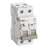 Выключатель автоматический EKF AVERES AV-6 32A (D) 2P однофазный 6kA