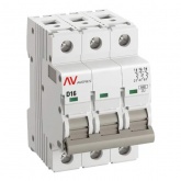 Выключатель автоматический EKF AVERES AV-6 16A (D) 3P трехфазный 6kA