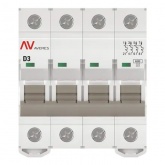 Выключатель автоматический EKF AVERES AV-6 3A (D) 4P трехфазный 6kA