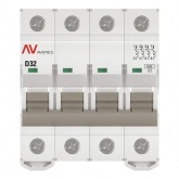 Выключатель автоматический EKF AVERES AV-6 32A (D) 4P трехфазный 6kA